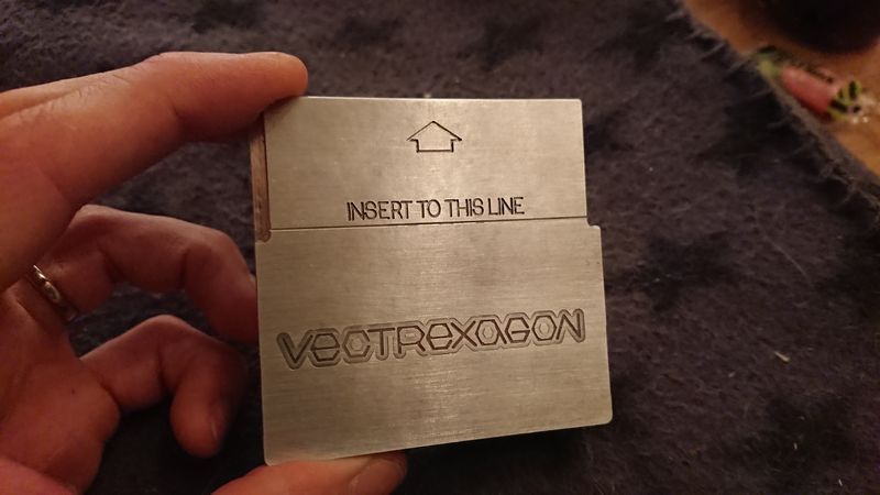 Aluminum cartridge of Vectrexagon - photo 1